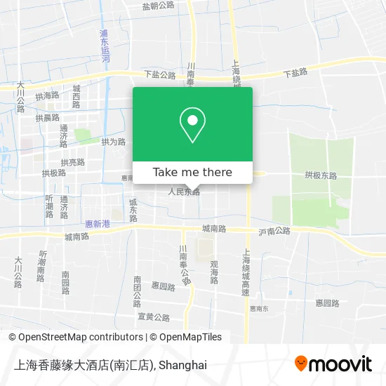 上海香藤缘大酒店(南汇店) map