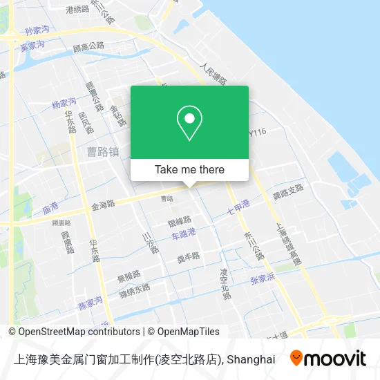 上海豫美金属门窗加工制作(凌空北路店) map