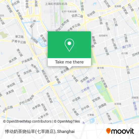 悸动奶茶烧仙草(七莘路店) map