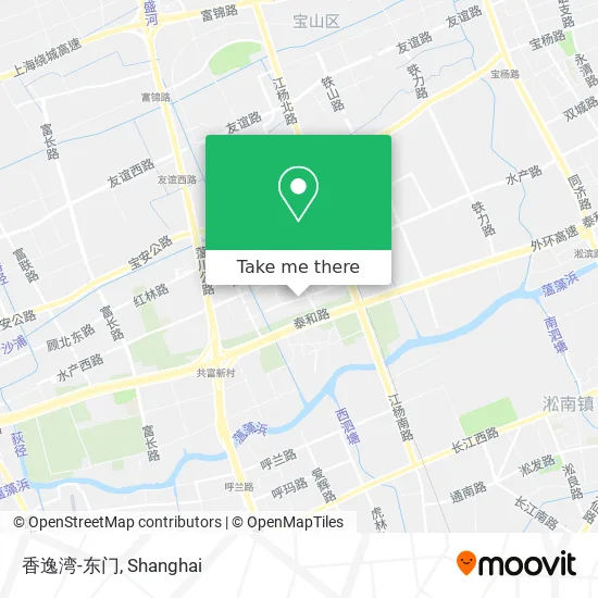 香逸湾-东门 map