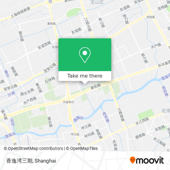 香逸湾三期 map