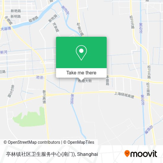 亭林镇社区卫生服务中心(南门) map
