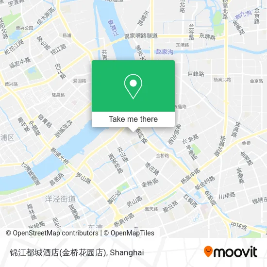 锦江都城酒店(金桥花园店) map