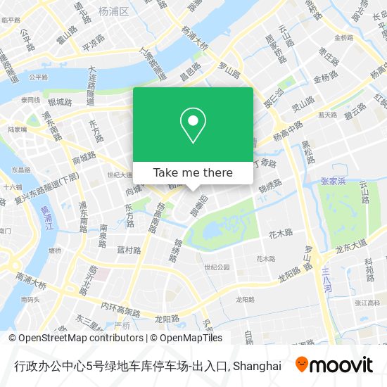 行政办公中心5号绿地车库停车场-出入口 map