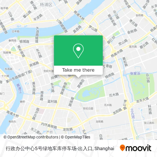 行政办公中心5号绿地车库停车场-出入口 map
