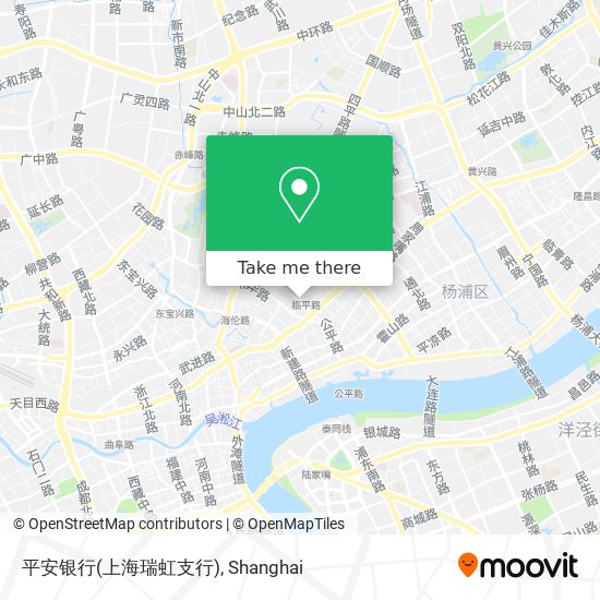 平安银行(上海瑞虹支行) map