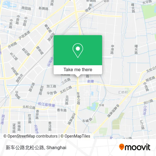 新车公路北松公路 map