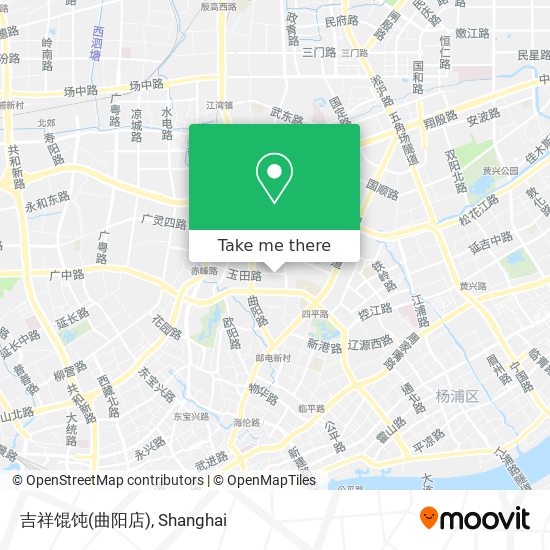 吉祥馄饨(曲阳店) map