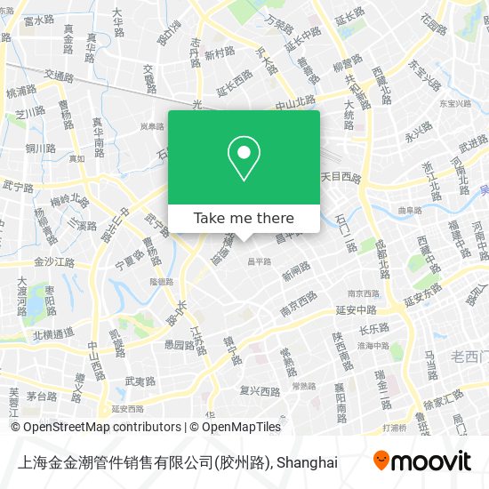 上海金金潮管件销售有限公司(胶州路) map