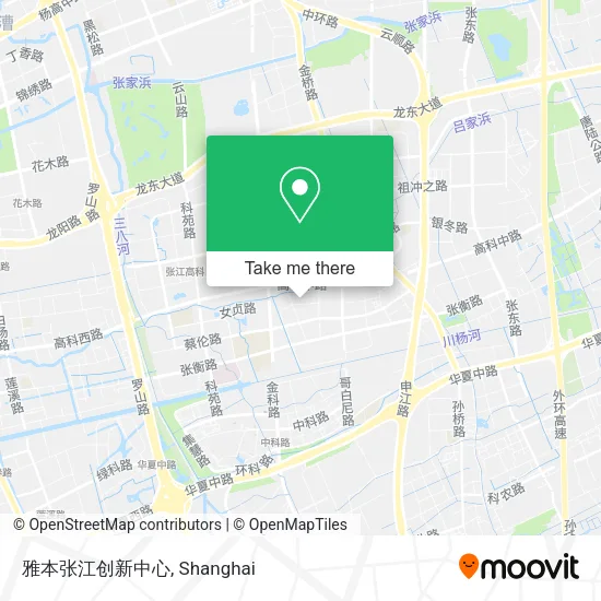 雅本张江创新中心 map