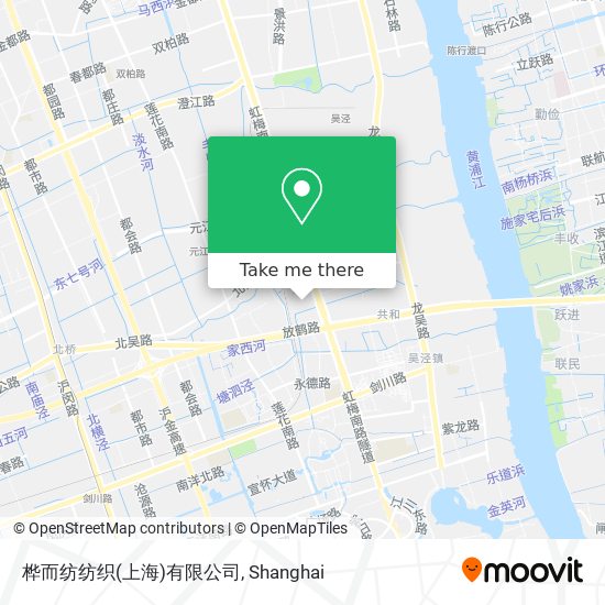 桦而纺纺织(上海)有限公司 map