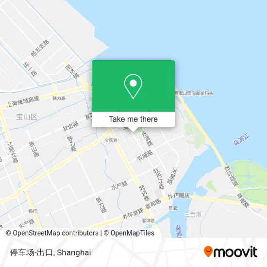 停车场-出口 map