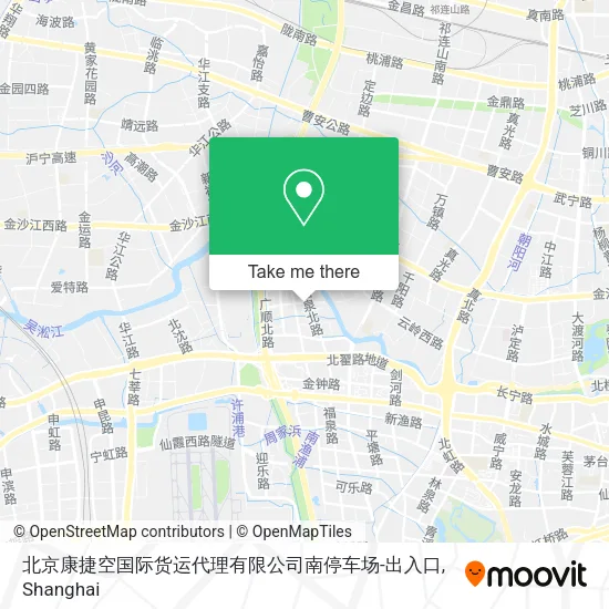北京康捷空国际货运代理有限公司南停车场-出入口 map