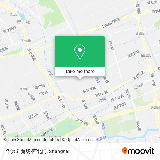 华兴养兔场-西北门 map