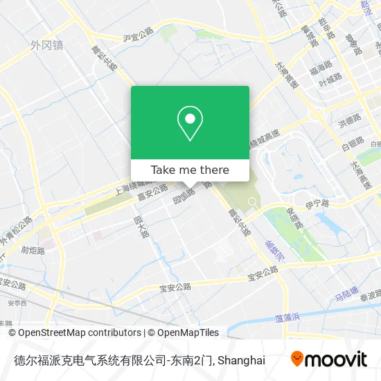 德尔福派克电气系统有限公司-东南2门 map
