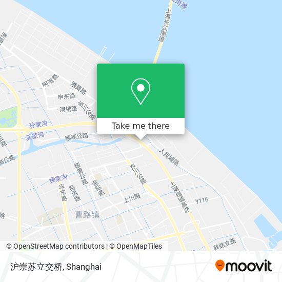 沪崇苏立交桥 map