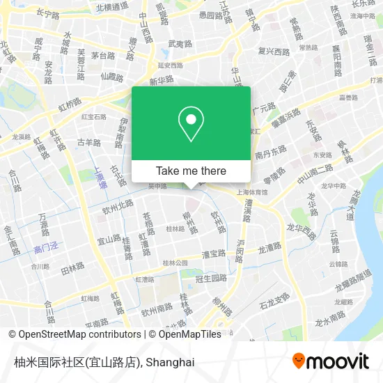 柚米国际社区(宜山路店) map