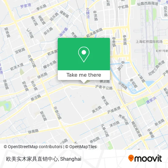 欧美实木家具直销中心 map