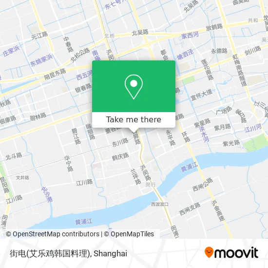 街电(艾乐鸡韩国料理) map