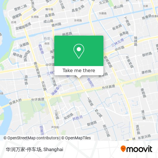 华润万家-停车场 map