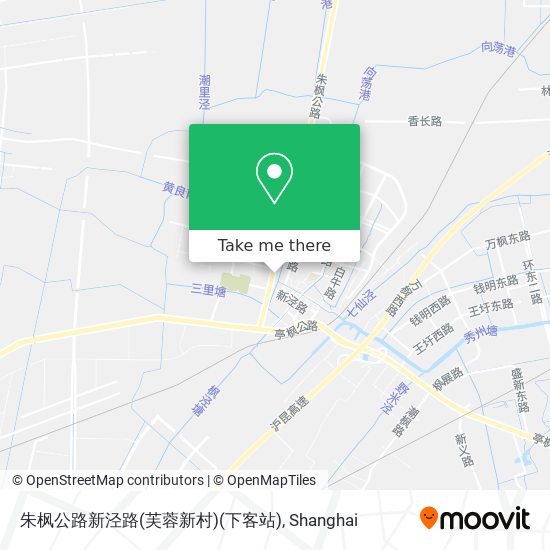 朱枫公路新泾路(芙蓉新村)(下客站) map