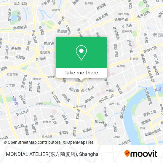 MONDIAL ATELIER(东方商厦店) map
