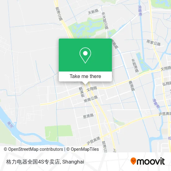 格力电器全国4S专卖店 map
