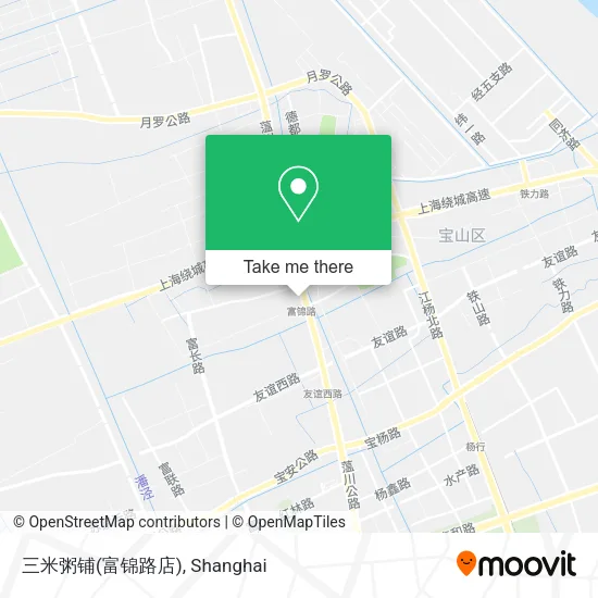 三米粥铺(富锦路店) map