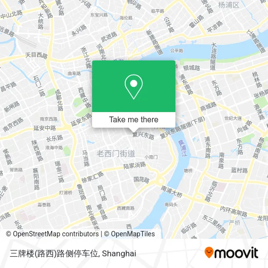三牌楼(路西)路侧停车位 map