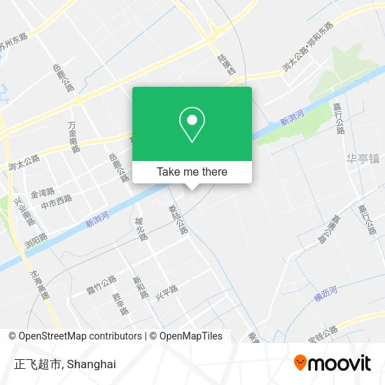 正飞超市 map