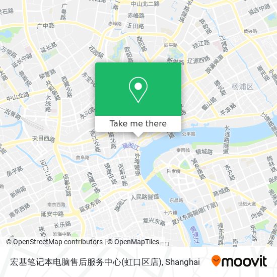 宏基笔记本电脑售后服务中心(虹口区店) map