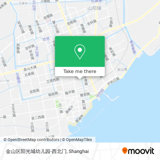 金山区阳光城幼儿园-西北门 map