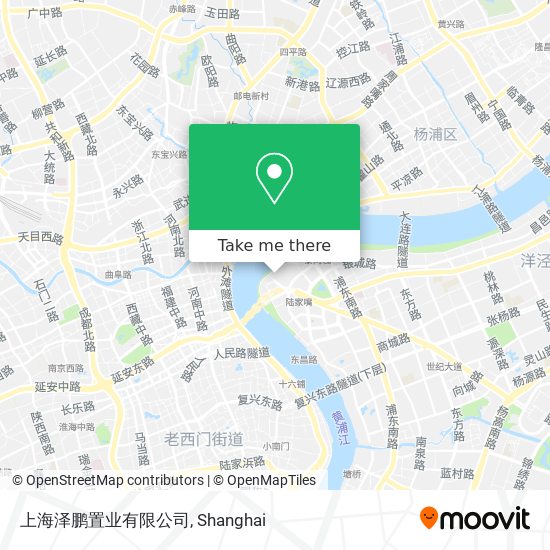 上海泽鹏置业有限公司 map