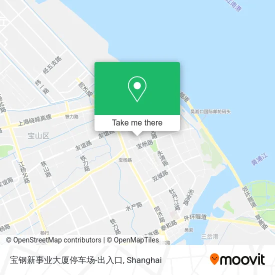 宝钢新事业大厦停车场-出入口 map