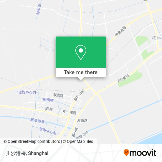 川沙港桥 map