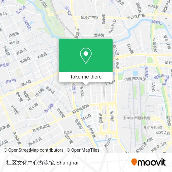 社区文化中心游泳馆 map