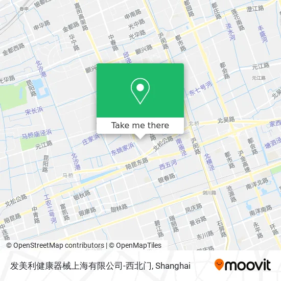 发美利健康器械上海有限公司-西北门 map