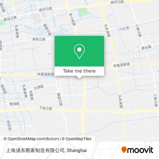 上海浦东蔡家制造有限公司 map