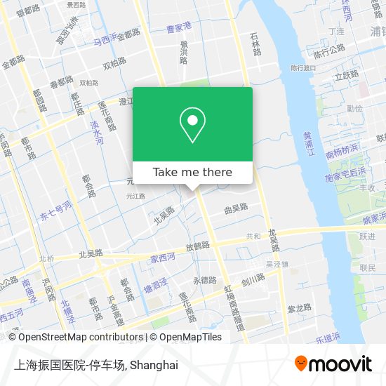 上海振国医院-停车场 map