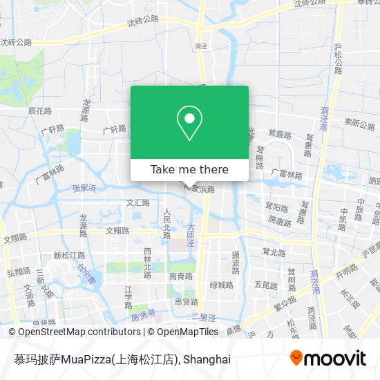 慕玛披萨MuaPizza(上海松江店) map