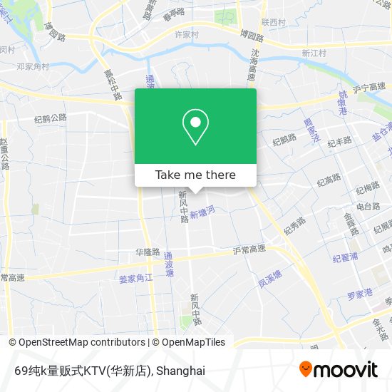 69纯k量贩式KTV(华新店) map
