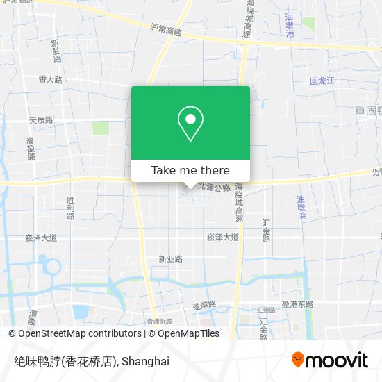 绝味鸭脖(香花桥店) map