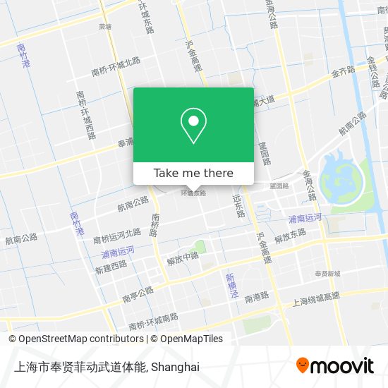 上海市奉贤菲动武道体能 map