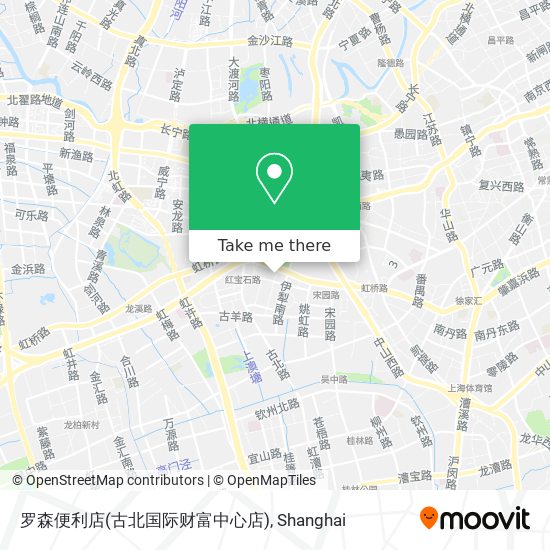 罗森便利店(古北国际财富中心店) map