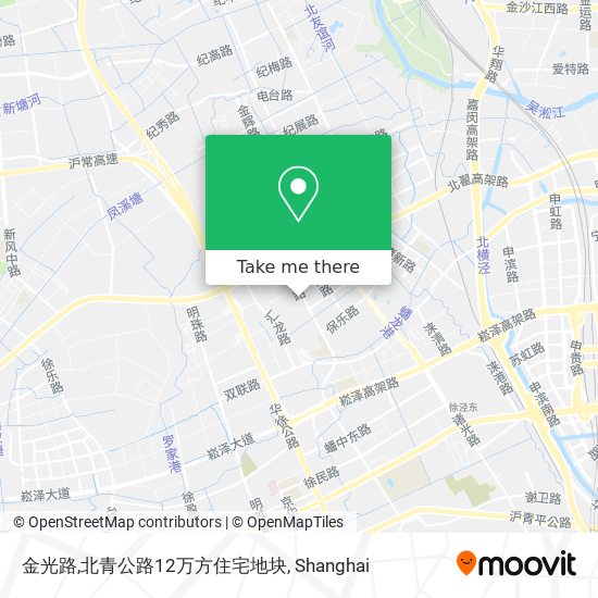 金光路,北青公路12万方住宅地块 map