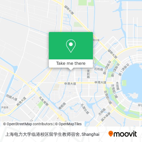 上海电力大学临港校区留学生教师宿舍 map