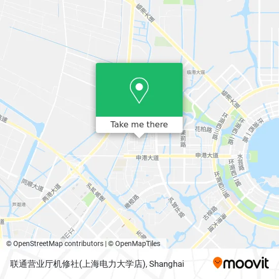联通营业厅机修社(上海电力大学店) map