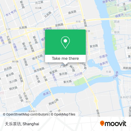 天乐茶坊 map