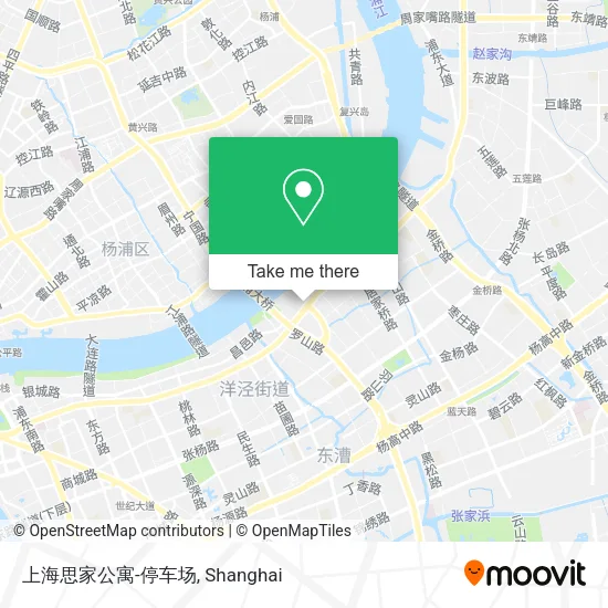 上海思家公寓-停车场 map