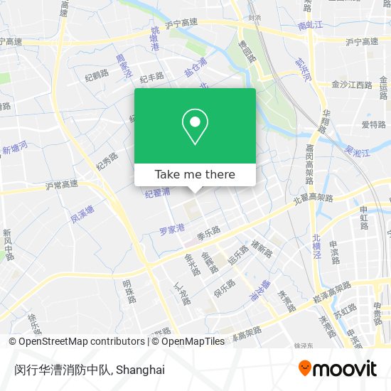 闵行华漕消防中队 map